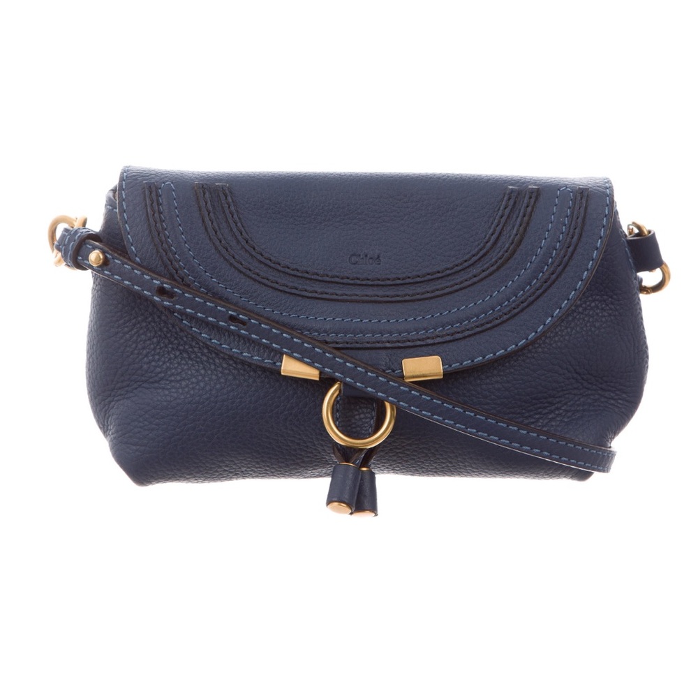 Chloé Small Marcie Crossbody Bag 

Strap Drop: 21.5"
W: 6.75"
H: 4.5"
D: 2.5"